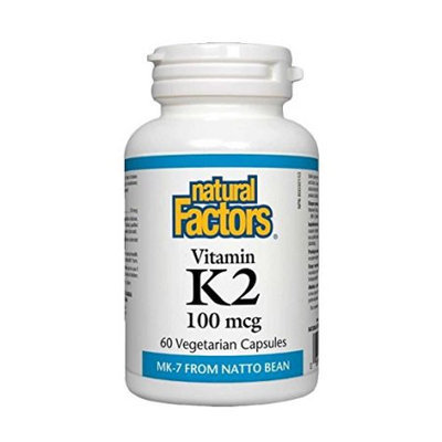 Vitamin K2 100mcg Natural Factors 60 VCaps