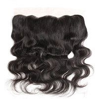 Zax Hair Body Wave Peruvian Virgin Human Hair Lace Frontal Closure 13x4 Ear to Ear Natural Hairline Bleached Knots With Baby Hair 18 inches Natural Color