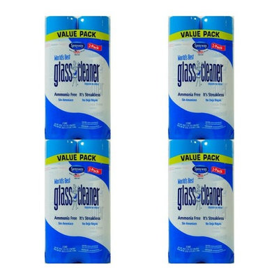 Sprayway Glass Cleaner Aerosol Spray, 19 oz ,.- 4 Packs