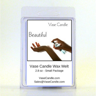 2 Beautiful Vase Candle Melts 2.8 oz Premium Highly Scented Soy Paraffin Wax Tarts 50 Hours (Pack of 2)
