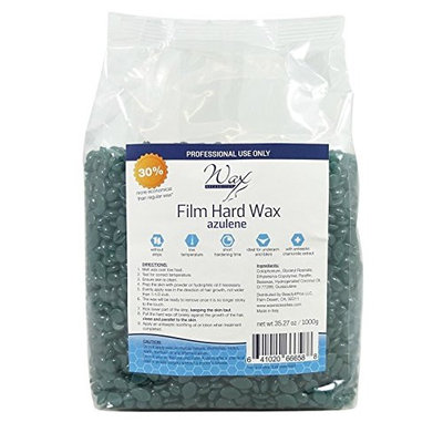 Wax Necessities Film Hard Wax Beads Azulene 35.27 oz/2.2 lb