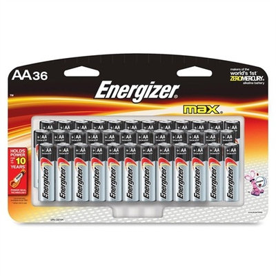 Energizer AA Size Alkaline General Purpose Battery E91SBP36H
