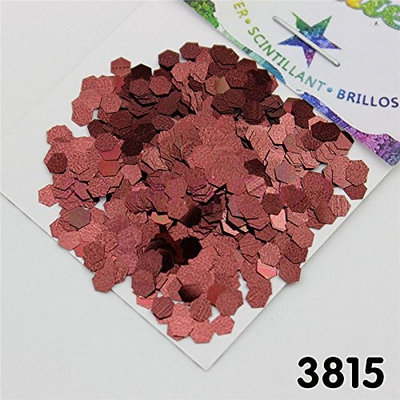 3815 Chunky Glitter Coffee Brown Series Nail Body Eye