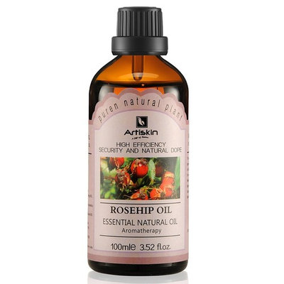 Organic 100% Pure Cold Pressed Unrefined Skin Whitening Natural Rosehip Oil, 3.52 oz