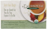 Davidson's Tea Davidson Organic Tea 172 Red Passion Tea Box of 100 Tea Bags
