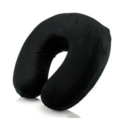 GEARONIC TM Travel Pillow Memory Foam Neck Cushion Support Rest Outdoors Car Flight