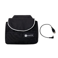 4moms Origami Handlebar Bag Plus Cell Phone Cable, Black