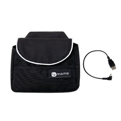 4moms Origami Handlebar Bag Plus Cell Phone Cable, Black