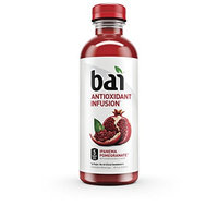 Bai Flavored Water, Ipanema Pomegranate, Antioxidant Infused Drinks, 18 Fluid Ounce Bottles, 6 count