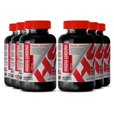 Hoodia - HOODIA GORDONII POWDER 2000 MG - increase energy levels (6 Bottles)