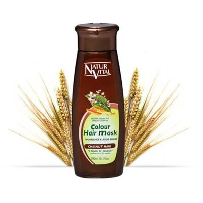 Colouring Hair Mask - Repairs and Colours - 300 Ml / Natural & Organic.