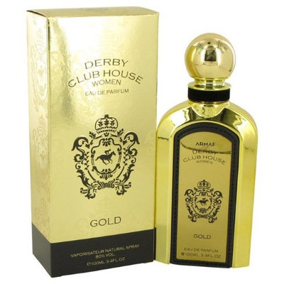 Armaf 539488 Derby Club House Gold by Armaf Eau De Parfum Spray for Women 3.4 oz