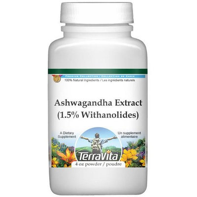 Ashwagandha (Indian Ginseng) Extract (1.5% Withanolides) Powder (4 oz, ZIN: 514064)