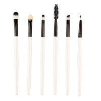 Makeup Brush Set, Iuhan 6 Pieces Professional Synthetic Kabuki Eye Makeup Cosmetics Brush Set, Eyeliner, Eye Shadow, Eye Brow, Foundation, Powder Liquid Cream Blending Brush