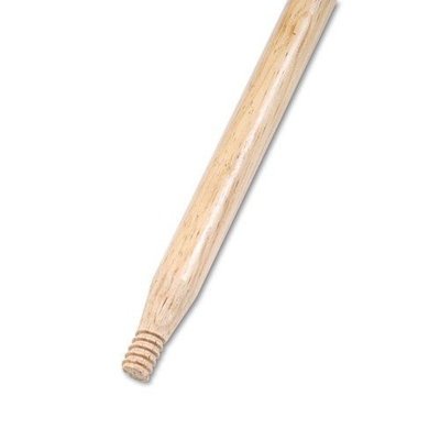 Boardwalk Heavy-Duty Threaded End Lacquered Hardwood Broom Handle, 1-1/8dia x 60l - 1 broom handle.