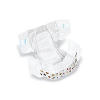Medline MSC266042 DryTime Disposable Baby Diapers, Size 2, 6-14 lb, White (Pack of 224)