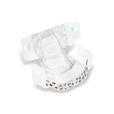 Medline MSC266042 DryTime Disposable Baby Diapers, Size 2, 6-14 lb, White (Pack of 224)