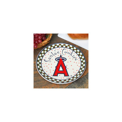 Los Angeles Angels of Anaheim Santa Ceramic Cookie Plate