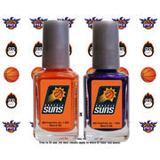 Phoenix Suns 2-Pack Nail Polish with Nail Decal