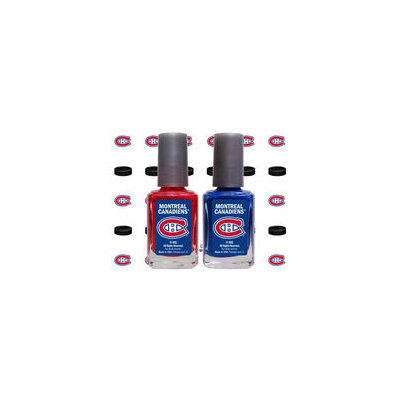 Montreal Canadiens 2-Pack Nail Polish with Nail Decal