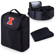 Picnic Time 715-00-179-214-0 University of Illinois Digital Print Trunk Boss in Black with Cooler