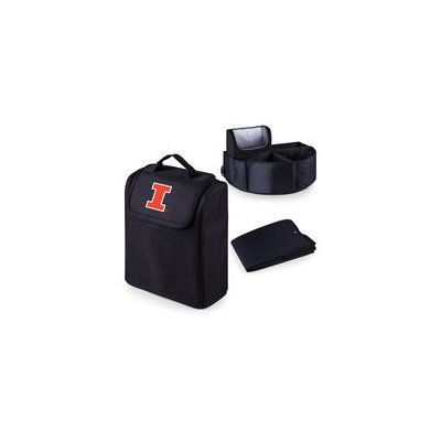 Picnic Time 715-00-179-214-0 University of Illinois Digital Print Trunk Boss in Black with Cooler