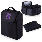 Picnic Time 715-00-179-434-0 Northwestern University Digital Print Trunk Boss in Black with Cooler