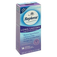 Replens Long Lasting Vaginal Feminine Moisturizer, 35 g (Pack of 2) 14 Applications and One reusable applicator by Replens