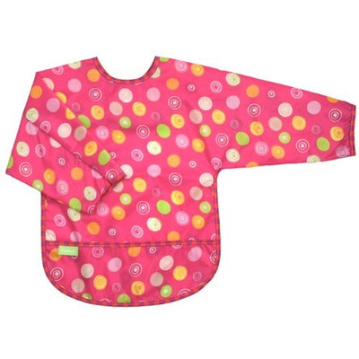 Kushies Taffeta Waterproof Bibs with Sleeves, Cupcake, Infant