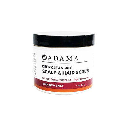 Adama Minerals Deep Cleansing Hair Scrub Pear Blossom Zion Health 4 oz Scrub