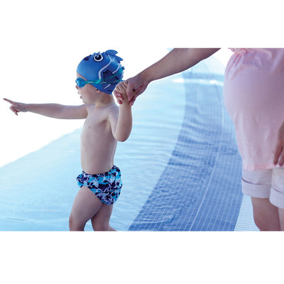 FINIS Reusable Swim Diaper - Large - Shark Camo