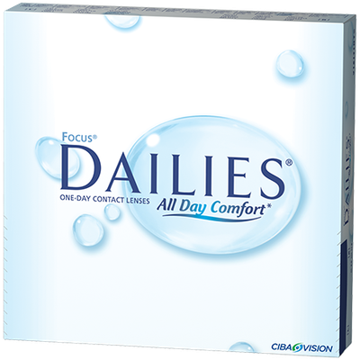 FOCUS DAILIES 90 Pack Contact Lenses