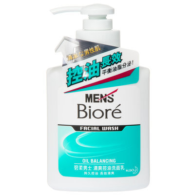 Bioré Men's Facial Wash Oil Balancing