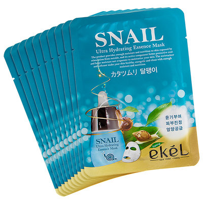 eKeL - Snail Ultra Hydrating Essence Mask 10 sheets