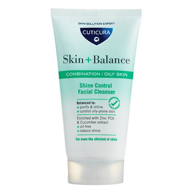 Cuticura - Skin + Balance Shine Control Facial Cleanser (Combination and Oil Skin) 150ml