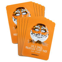 Gangbly - Gold Snail Mountain Tiger Mask (Anti-Wrinkle) 10 sheets