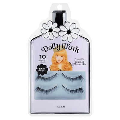 KOJI DollyWink False Eyelashes #10 Sweet Cat