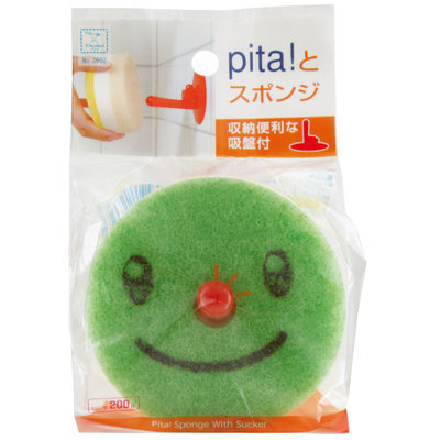 Kokubo - Sponge with Suction Cup (Random Color) 1 pc