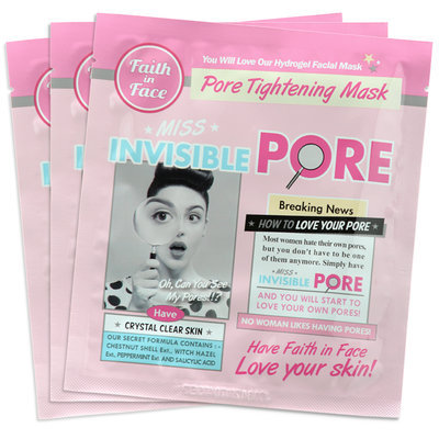 Faith in Face - Miss Invisible Pore Hydrogel Mask 3 pcs