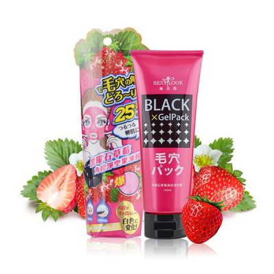 Sexy Look - Black Gel Pack (Strawberry) 100ml