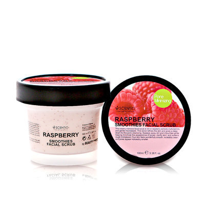 SCENTIO - Raspberry Smoothies Facial Scrub 100ml
