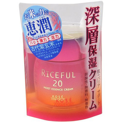Kose - Riceful 20 Moist Essence Cream 50g