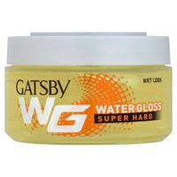 Mandom - Gatsby Water Gloss Wet Look Gel (Super Hard) (Yellow) 75g