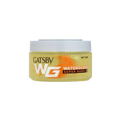 Mandom - Gatsby Water Gloss Wet Look Gel (Super Hard) (Yellow) 75g