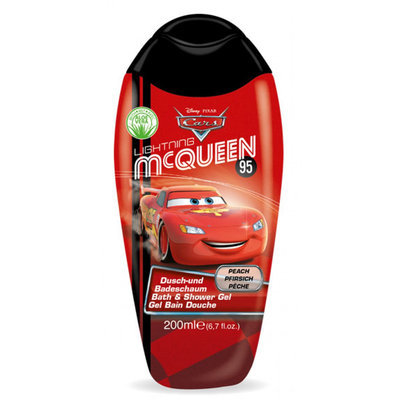Disney - Pixar Cars Lightning McQueen 95 Bath & Shower Gel (Peach) 200ml/6.76oz