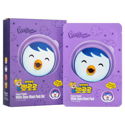 Pororo - White Snow Mask Pack Set 10 sheets