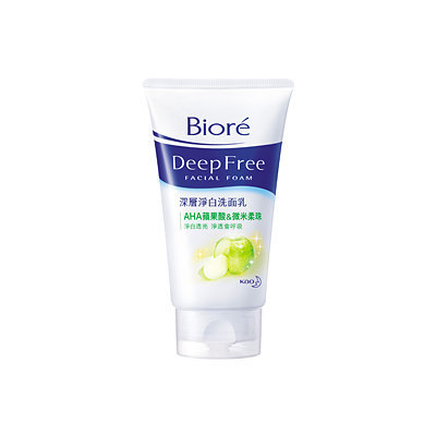 Bioré Deep Free Facial Foam (AHA Malic Acid)