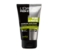 L'Oréal Paris Men Expert Pure & Matte Charcoal Duo Foam