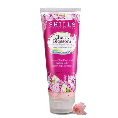 Shills - Cherry Blossom Victoria Fragrant Brighing Body Exfoliating Scrub 200ml