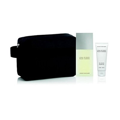 Issey Miyake L`Eau D`Issey p. Homme EdT 75 ml+DG 50ml + Tasche im Set